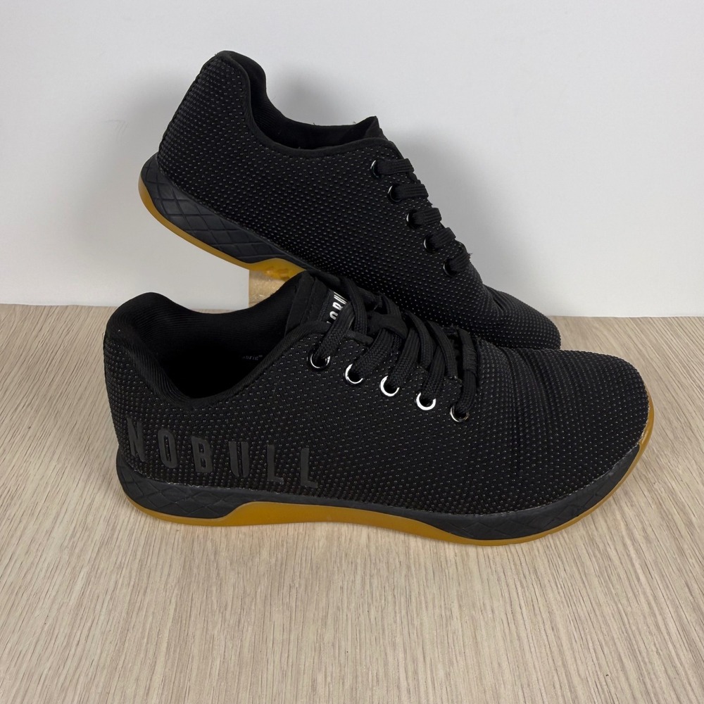 Trainer NOBULL Womens 7 Black Gum SuperFabric Cross Training Shoes